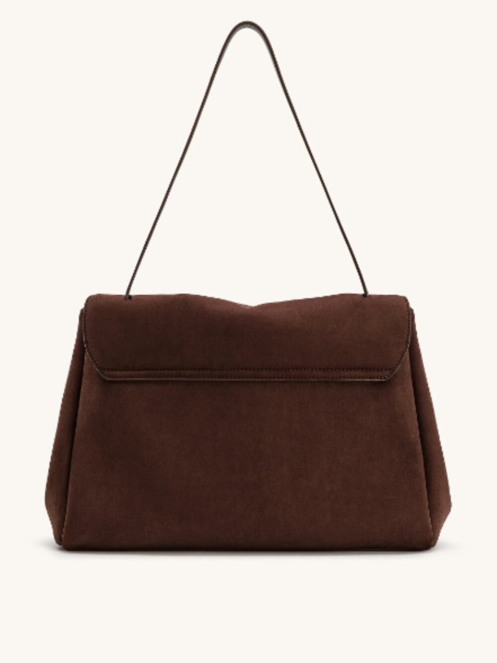 *BRAND NEW, STILL IN BOX* JW PEI Hilary Faux Suede Shoulder Bag - Dark Brown
